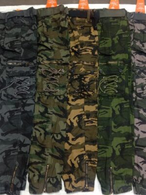 Military Cargo 6 Pocket Plain Cargo Pants – Durable & Functional Men’s Pants