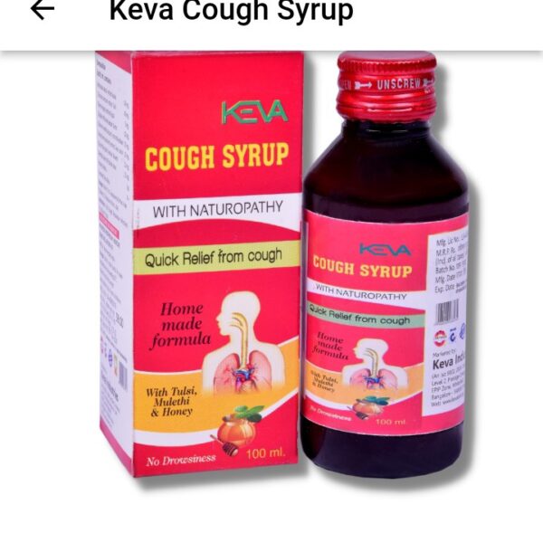 KEVA Cough Syrup 100ml – Herbal Relief for Cough & Cold