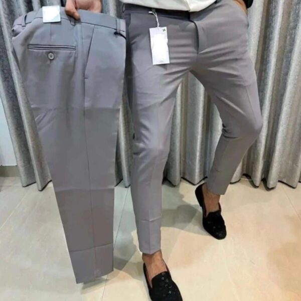 Men’s Twill Imported Polo Fit Trousers – Premium Office Wear Pants