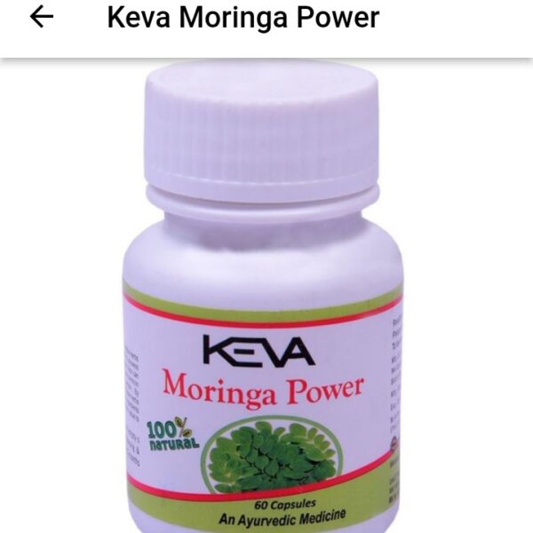 KEVA Moringa Power Capsules 60 Capsules – Superfood Nutrition & Energy Support