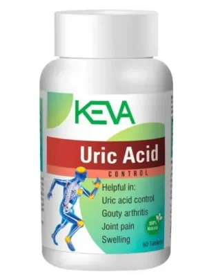 KEVA Uric Acid Control Tablets 60 Tablets – Gout & Joint Health Support