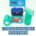 MZ M206 Bluetooth Speaker with Torch Light Portable Audio Device