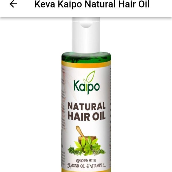 KEVA KAIPO Natural Hair Oil Ayurvedic 200ml – Nourishing & Strengthening Hair Oil
