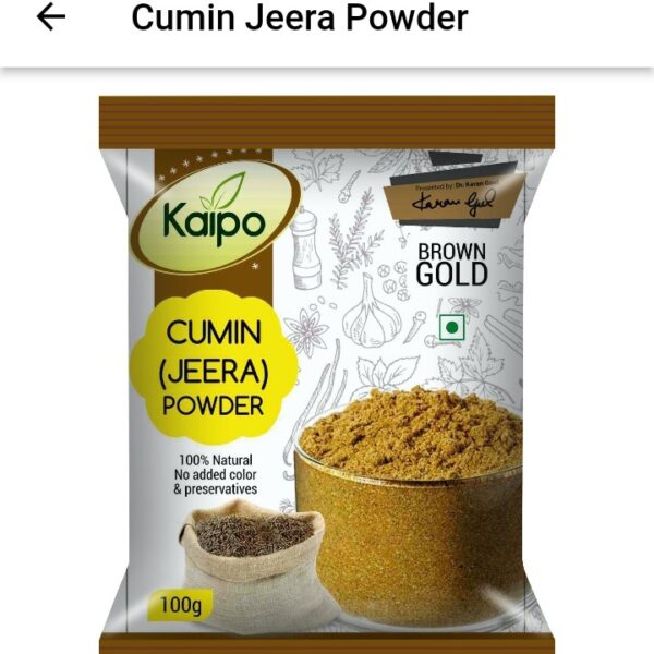 KEVA Jeera Powder 100 GM – Premium Cumin Spice for Curries & Snacks