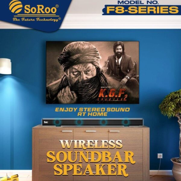 SOROO F8 Wireless Soundbar Speaker 34 Inch 20W