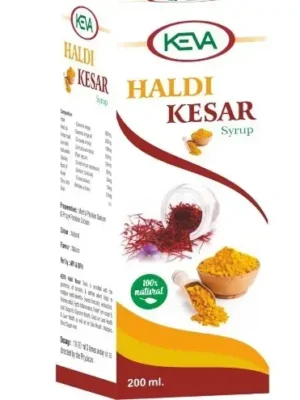 KEVA Haldi Kesar Syrup 200ml – Herbal Immunity & Wellness Booster