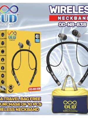OUD OD-NB-82B Bluetooth Neckband Wireless Earphones