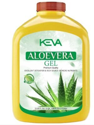 KEVA Aloe Vera Gel 1 LTR – Natural Skin & Hair Care Gel