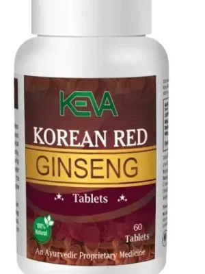KEVA Korean Red Ginseng Tablets 60 Tablets – Energy, Immunity & Vitality Support