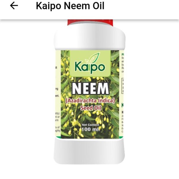 Kaipo Agro Neem Oil 100 ML Natural Pest Control