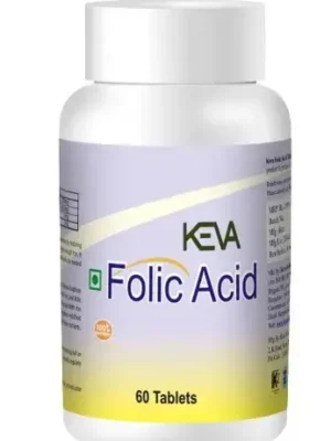 KEVA Folic Acid Tablets 60 Tablets – Pregnancy, Women’s Health & Vitality Support