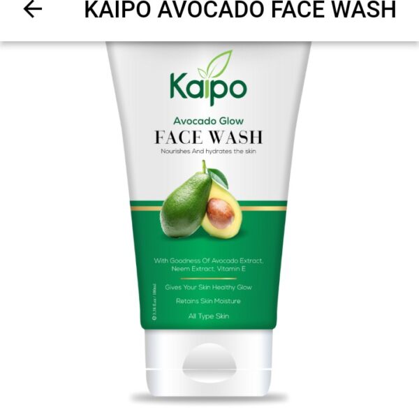 KEVA Avocado Glow Face Wash 100ml – Nourishing & Brightening Face Cleanser