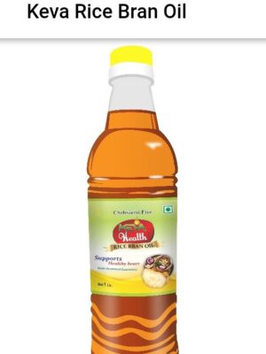 KEVA Rice Bran Oil 1 LTR – Healthy, Heart-Friendly Cooking Oil