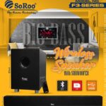 OROO F3 Wireless Speaker with Subwoofer 100W 38 Inch