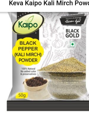 KEVA Kali Mirch Powder 50 GM – Premium Black Pepper for Curries & Snacks