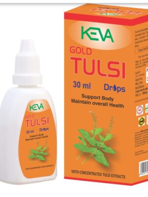 KEVA Gold Tulsi Drops 30ml – Herbal Immunity & Respiratory Support