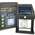 Solar Interaction Wall Lamp XY-888 with Motion Sensor for Outdoor Use