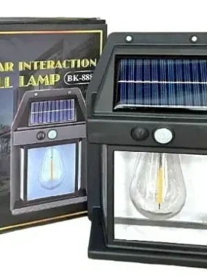 Solar Interaction Wall Lamp XY-888 with Motion Sensor for Outdoor Use