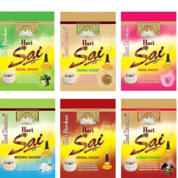Hari Darshan Dhoop 6 Pouch Pack 30 Rupees Each