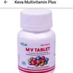 KEVA MV Tablets 100 Tablets – Multivitamin & Mineral Supplement for Daily Health