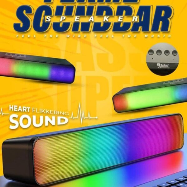 SOROO Color Light Bluetooth Soundbar with RGB Lighting