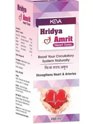 KEVA Hriday Amrit Syrup 200ml – Herbal Heart Tonic & Cardiovascular Support