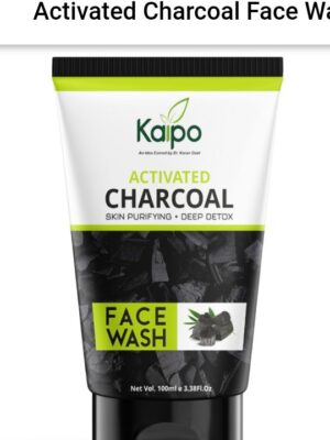 KEVA Activated Charcoal Face Wash 100ml – Deep Cleansing & Oil Control
