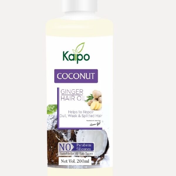 KEVA Coconut Ginger Hair Oil 200ml – Hair Fall Control & Scalp Nourishment Oil