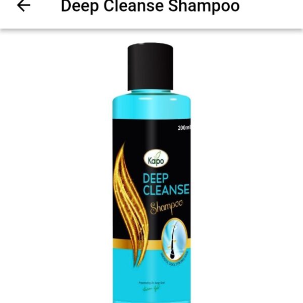 KEVA Deep Cleanse Shampoo 200ml – Deep Scalp & Hair Cleansing Shampoo