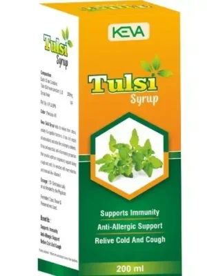 KEVA Tulsi Syrup 200ml – Herbal Immunity & Respiratory Support