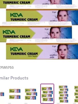 KEVA Turmeric Cream 15g – Skin Brightening & Anti-Blemish Cream