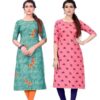 American Crepe Full Sleeve Kurti – Mix Sizes M/L/XL/XXL