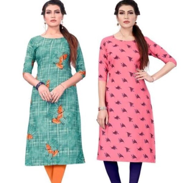 American Crepe Full Sleeve Kurti – Mix Sizes M/L/XL/XXL