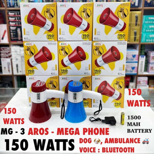 AROS Megaphone Speaker for Loud Voice Announcements