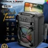 ROCK LIGHT S829 6.5" Bluetooth Party Mic Speaker with Microphone