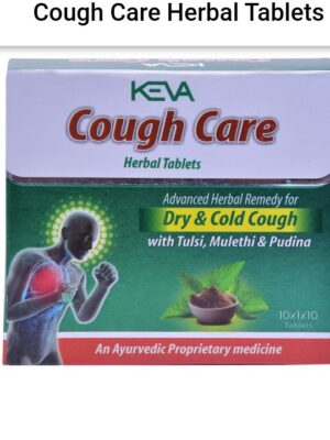 KEVA Cough & Cold Care Tablets 10 Tablets (500 mg each) – Fast Relief from Cough, Cold & Throat Discomfort