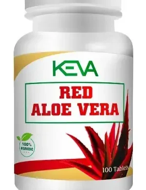 KEVA Red Aloe Vera Tablets 100 Tablets – Digestive, Skin & Immunity Support