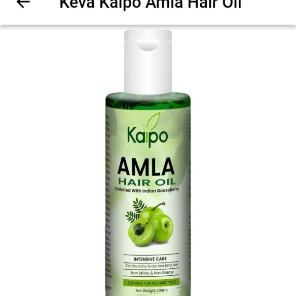 KEVA KAIPO Amla Hair Oil 200ml – Natural Hair Oil for Strong & Shiny Hair