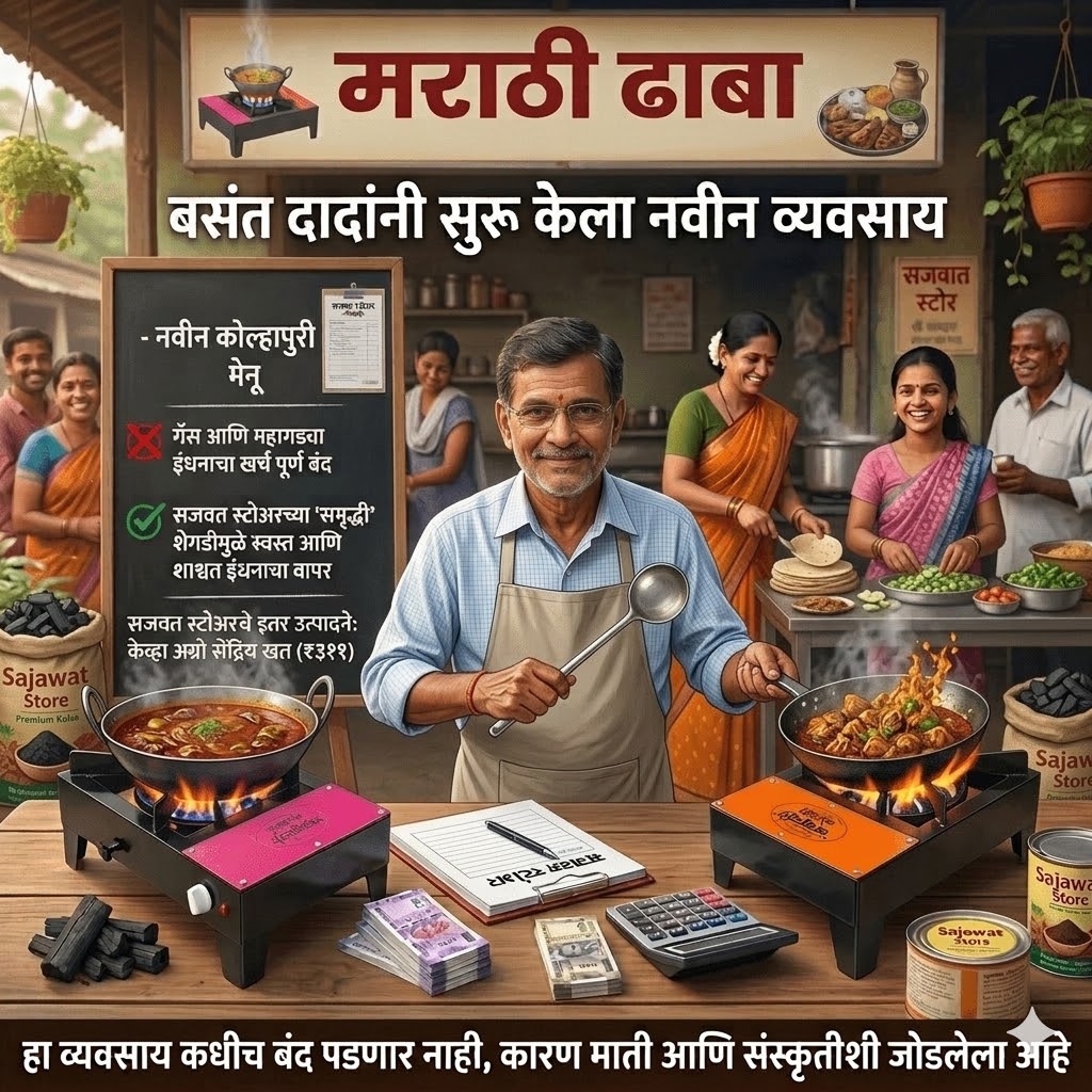 मराठी ढाबा कोयला शेगड़ी बिजनेस होटल कुकिंग स्टोव
