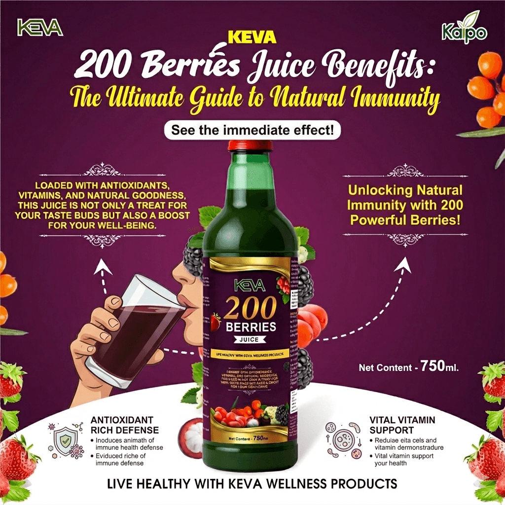 "KEVA 200 Berries Juice Benifits"
