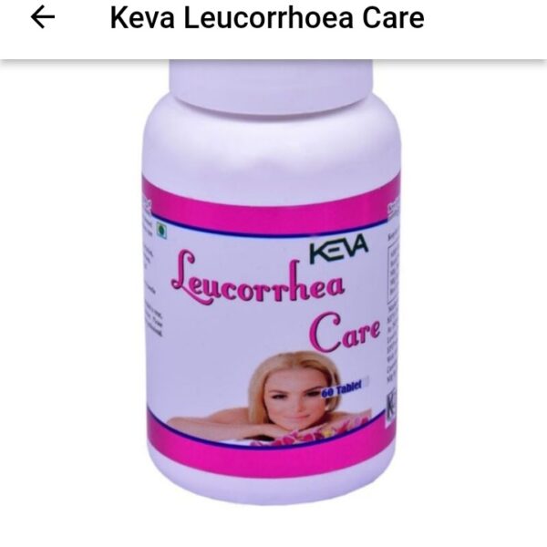 KEVA Leucorrhoea Care Tablets 60 Tablets 1250mg Pack Price at Sajawat Store