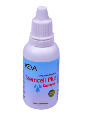 KEVA Stem Cell Plus Drops 30ml liquid bottle for daily dietary and wellness support at Sajawat Store