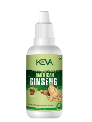 KEVA American Ginseng Drops 30ml liquid bottle for daily dietary and wellness support at Sajawat Store