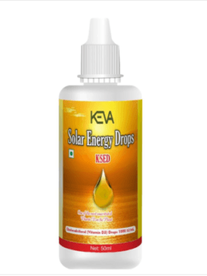 KEVA Solar Energy Drops 50ml liquid bottle for daily dietary and wellness support at Sajawat Store