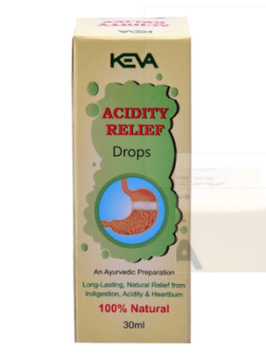 KEVA Acidity Relief Drops 30ml liquid bottle for daily dietary and wellness support at Sajawat Store