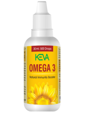 KEVA Omega 3 Drops 30ml liquid bottle for daily dietary and wellness support at Sajawat Store
