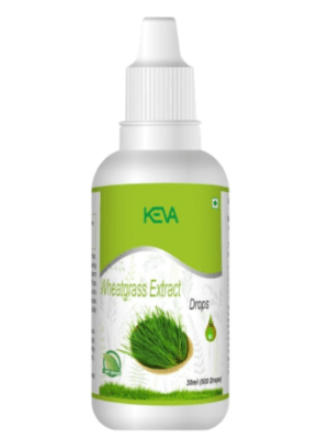 KEVA Wheatgrass Drops 30ml liquid bottle for daily dietary and wellness support at Sajawat Store