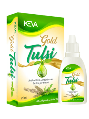 KEVA Gold Tulsi Drops 20ml bottle for immunity and wellness at Sajawat Store